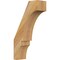 Ekena Millwork 4"W x 10"D x 18"H Balboa Rough Sawn Knee Brace, Western Red Cedar BRC04X10X18BOA00RWR - alternate 1